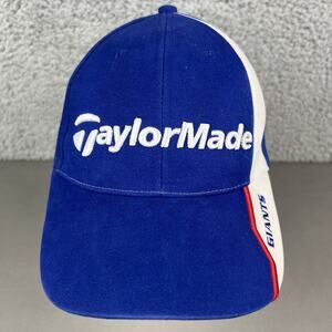 Taylormade NY Giants Hat Golf Cap Strapback White Blue New York NFL PGA